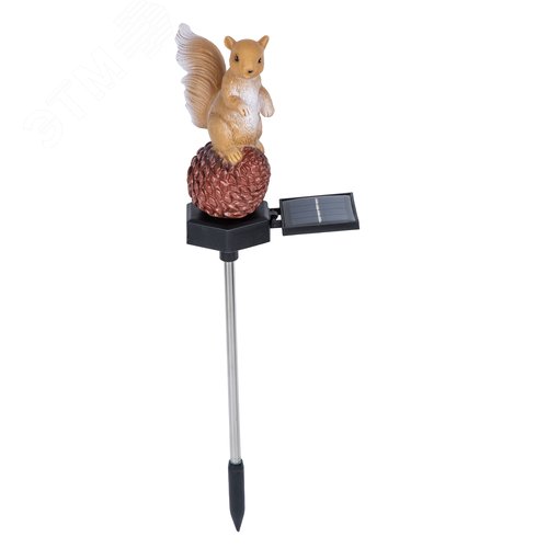 Светильник садовый на солнечной батарее Белка 1 светодиод Теплый белый свет 1xАAА Ni-Mh аккумулятор в комплекте IP44 USL-S-834/PM410 SQUIRREL - фото 4