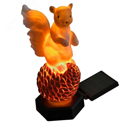 Светильник садовый на солнечной батарее Белка 1 светодиод Теплый белый свет 1xАAА Ni-Mh аккумулятор в комплекте IP44 USL-S-834/PM410 SQUIRREL - фото 1