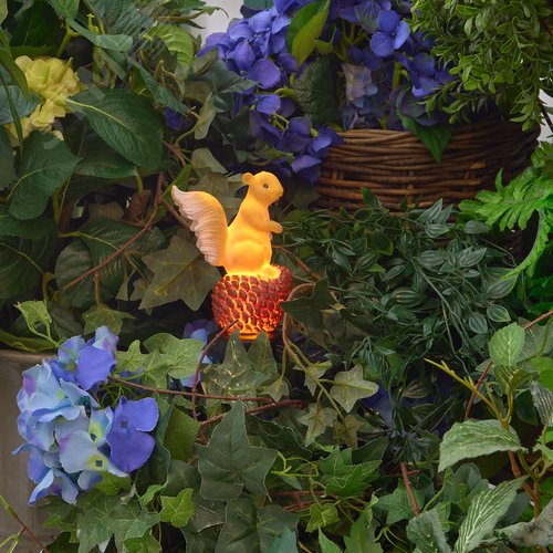 Светильник садовый на солнечной батарее Белка 1 светодиод Теплый белый свет 1xАAА Ni-Mh аккумулятор в комплекте IP44 USL-S-834/PM410 SQUIRREL - фото 7