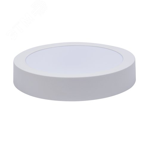 Светильник светодиодный накладной круглый 12 Вт белый свет 4000К белый корпус Volpe ULM-Q241 12W/4000K WHITE - фото 3