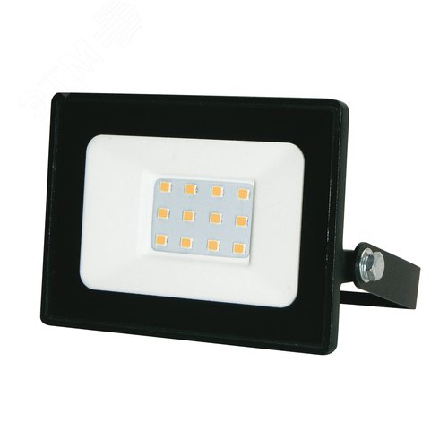 Прожектор светодиодный 20 Вт Теплый белый свет 3000К Корпус черный TM Volpe ULF-Q519 20W/3000K IP65 220-240V BLACK - фото 1