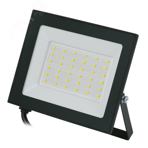 Прожектор светодиодный 50 Вт Дневной свет 6500К Корпус черный TM Volpe ULF-Q519 50W/6500K IP65 220-240V BLACK - фото 1