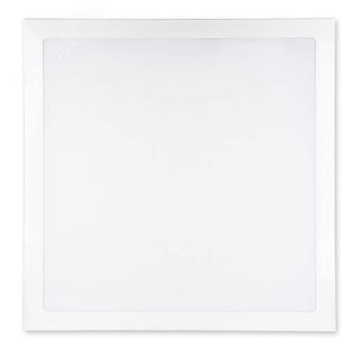 Изображение товара Светильник светодиодный потолочный встраиваемый 40 Вт с БАП дневной равномерный свет 5000K 600х600х50 мм, в комплекте с и/п, сталь (шт)