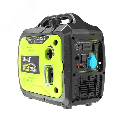 Изображение товара Генератор бензиновый инверторный Однофазный Максимальная мощность 2,4Квт Ручной стартер URS-P2800i (шт)