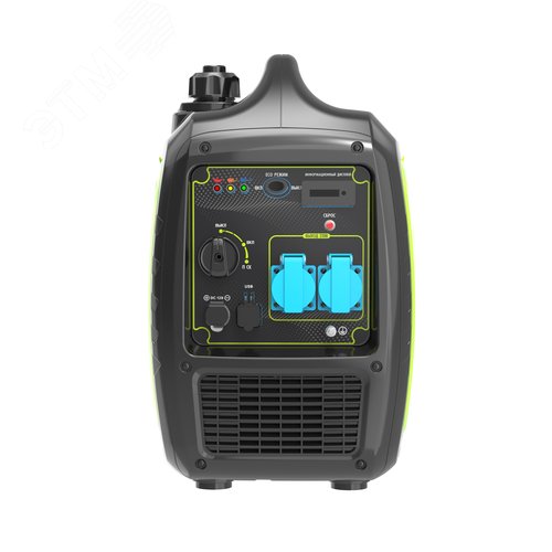 Генератор бензиновый инверторный Однофазный Максимальная мощность 3,2Квт Ручной стартер URS-P3500i - фото 2