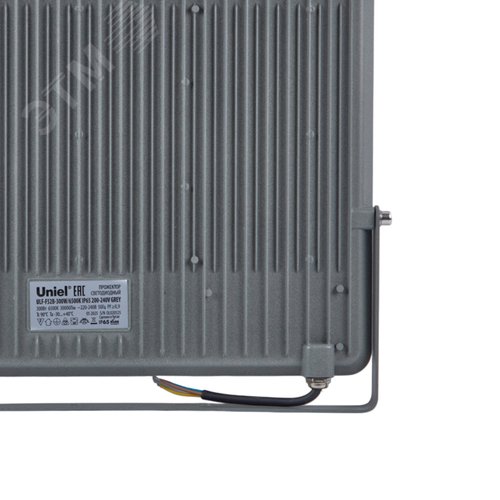 Прожектор светодиодный 300 Вт Дневной свет 6500K Угол 60 градусов Корпус серый ULF-F52B-300W/6500K IP65 200-240V GREY - фото 8