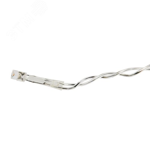 Бахрома светодиодная с эффектом мерцания 12 м соединяемая 195 светодиодов голубой и белый свет прозрачный провод ULD-B12006-195/TTK ICEBLUE-WHITE IP44 - фото 3