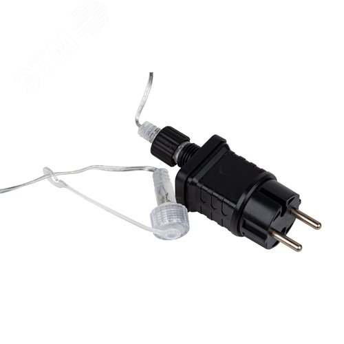 Бахрома светодиодная с эффектом мерцания 50м соединяемая 880 светодиодов белый свет прозрачный провод ULD-B50006-880/TTK WHITE IP44 - фото 5