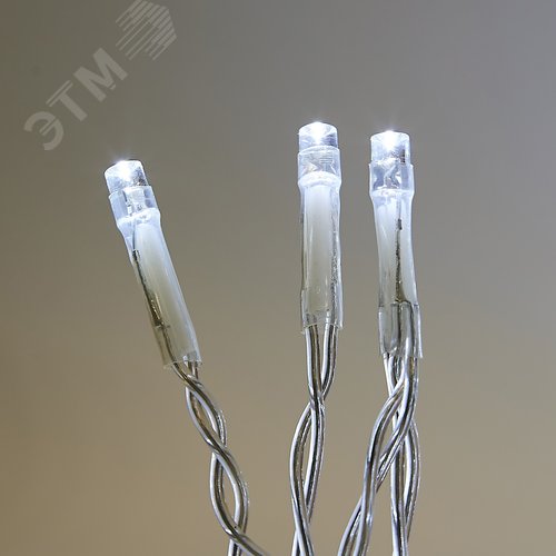 Бахрома светодиодная с эффектом мерцания 50м соединяемая 880 светодиодов белый свет прозрачный провод ULD-B50006-880/TTK WHITE IP44 - фото 6