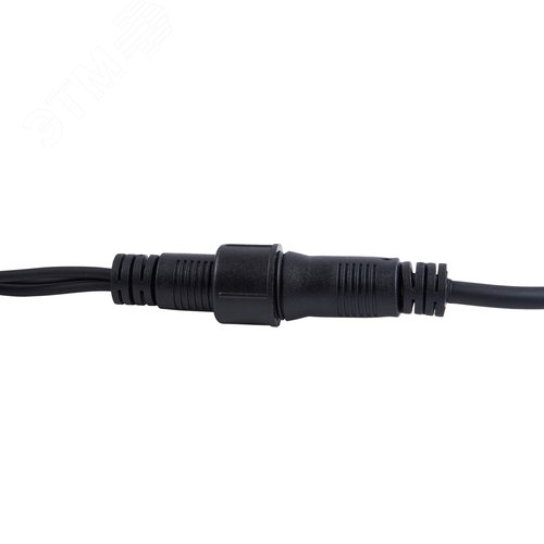 Бахрома светодиодная с эффектом мерцания 5м Соединяемая 300 светодиодов Красный желтый синий зеленый свет Провод черный ULD-B5007-300/TBK MULTI IP67 - фото 5