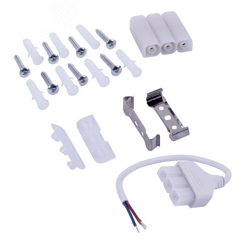 Светильник линейный светодиодный подвесной. Прямой, 120см. Белый свет (6500K). 4000Лм. Алюминий. Корпус белый ULO-N10A-40W/6500K/L120 IP40 WHITE - фото 9