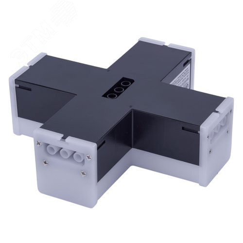 Светильник светодиодный  X-образный. Белый свет (6500K). 1200Лм. Алюминий. Корпус черный ULO-N11X-12W/6500K IP40 BLACK - фото 2