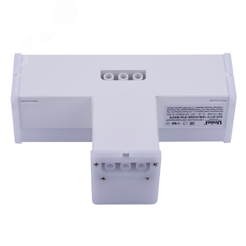 Светильник светодиодный  T-образный. Белый свет (6500K). 1000Лм. Алюминий. Корпус белый ULO-N11T-10W/6500K IP40 WHITE - фото 2