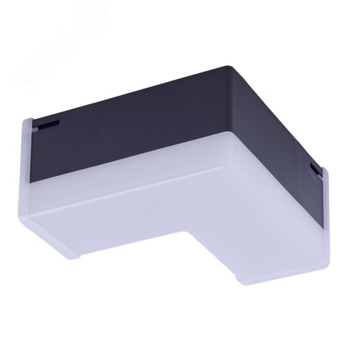 Изображение товара Светильник светодиодный L-образный. Угол 90 градусов. Белый свет (4000K). 800Лм. Алюминий. Корпус черный ULO-N11L-8W/4000K/90D IP40 BLACK (шт)