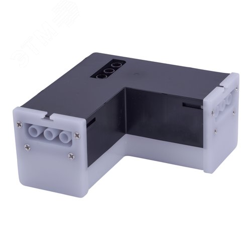 Светильник светодиодный  L-образный. Угол 90 градусов. Белый свет (6500K). 800Лм. Алюминий. Корпус черный ULO-N11L-8W/6500K/90D IP40 BLACK - фото 2