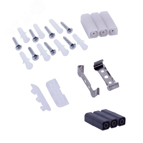 Светильник светодиодный  L-образный. Угол 90 градусов. Белый свет (6500K). 800Лм. Алюминий. Корпус черный ULO-N11L-8W/6500K/90D IP40 BLACK - фото 4