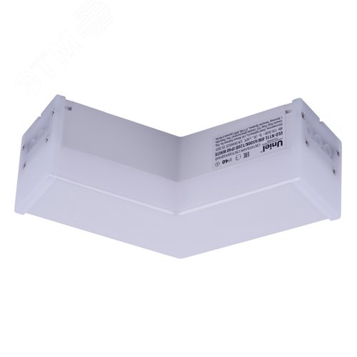 Светильник светодиодный  L-образный. Угол 120 градусов. Белый свет (6500K). 800Лм. Алюминий. Корпус белый ULO-N11L-8W/6500K/120D IP40 WHITE - фото 4