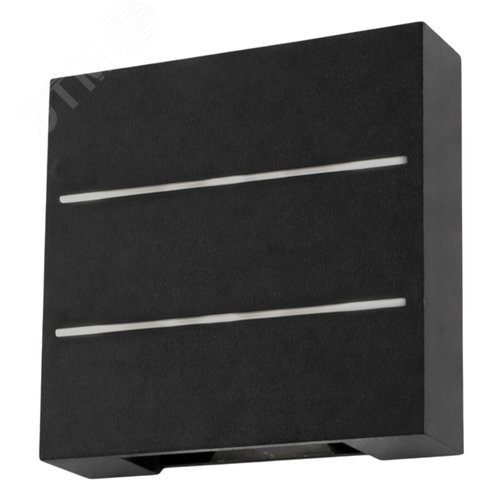 Светильник ULU-P31B-4W/4000K IP65 BLACK  светодиодный уличный. Архитектурный накладной. Белый свет (4000K). Корпус черный - фото 1