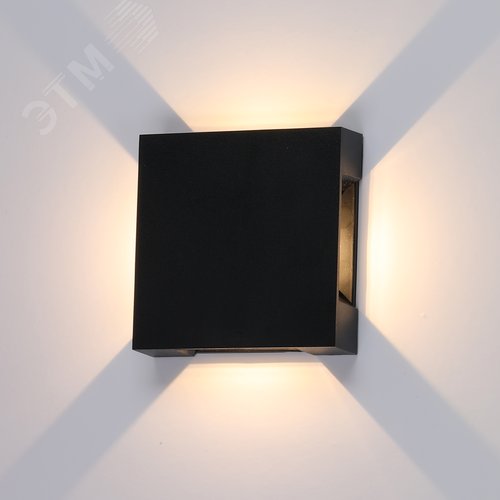 Светильник ULU-P33D-4W/4000K IP65 BLACK светодиодный уличный. Архитектурный накладной. Белый свет (4000K). Корпус черный - фото 5
