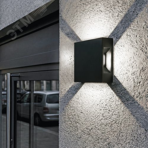 Светильник ULU-P33D-4W/4000K IP65 BLACK светодиодный уличный. Архитектурный накладной. Белый свет (4000K). Корпус черный - фото 6