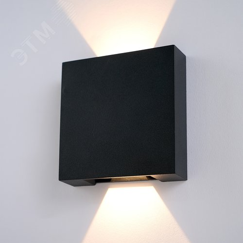 Светильник ULU-P33B-4W/4000K IP65 BLACK  светодиодный уличный. Архитектурный накладной. Белый свет (4000K). Корпус черный - фото 5