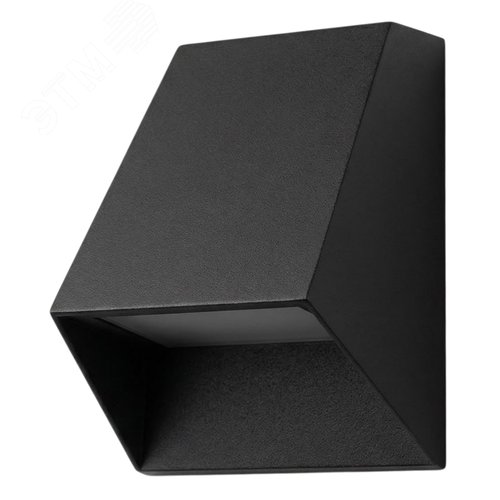 Светильник ULU-P34A-5W/4000K IP65 BLACK  светодиодный уличный. Архитектурный накладной. Белый свет (4000K). Корпус черный. - фото 1