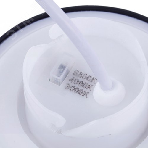 Светильник ULU-P35R-6W/3000K+4000K+6500K/D12 IP65 BLACK светодиодный уличный. Архитектурный накладной. С переключателем цвета свечения. Теплый(3000K)/Белый(4000K)/Дневной(6500K). Диаметр 12 см. Корпус черный - фото 4