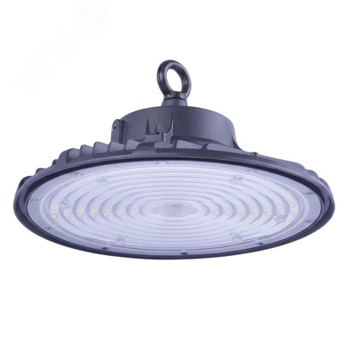 Изображение товара Светильник ULY-U44D-150W/6500K IP65 BLACK светодиодный промышленный. Дневной свет (6500K). Угол 90 градусов (шт)