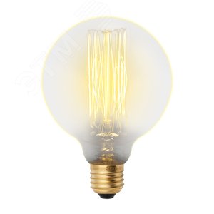 Лампа накаливания декоративная ДШ 60 вт 300 Лм E27 Vintage IL-V-G95-60/GOLDEN/E27 VW01