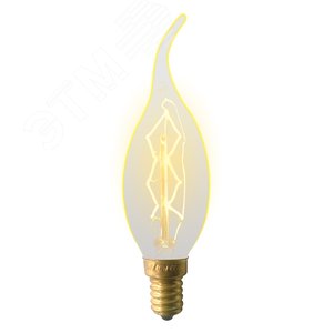 Лампа накаливания декоративная ЛОН 60 вт 250 Лм Е14 Vintage IL-V-CW35-60/GOLDEN/E14 ZW01