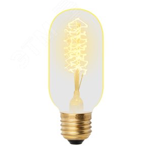 Лампа накаливания декоративная ЛОН 40 вт 250 Лм E27 Vintage IL-V-L45A-40/GOLDEN/E27 CW01