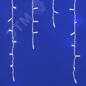 Бахрома светодиодная со статическим свечением 3м соединяемая 200 светодиодов белый провод ULD-B3010-200/SWK WHITE IP67 - фото 3