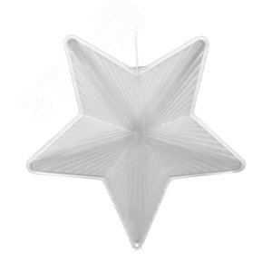 Фигура светодиодная Звезда 47х48 см Подвесная 45 светодиодов Красный зеленый синий свет Провод прозрачный ULD-H4748-045/DTA MULTI IP20 STAR