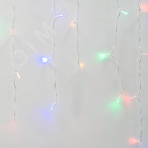 Бахрома светодиодная со статическим свечением 3м соединяемая 200 светодиодов разноцветный цвет белый провода ULD-B3010-200/SWK MULTI IP67 - фото 4