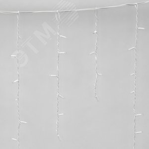 Бахрома светодиодная со статическим свечением 3м соединяемая 200 светодиодов разноцветный цвет белый провода ULD-B3010-200/SWK MULTI IP67 - фото 6