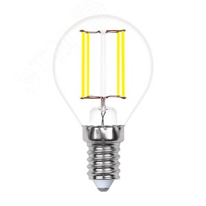 Лампа светодиодная с трехступенчатым диммером 100-50-10 LED 5вт 175-250В шар 420Лм Е14 3000К Multibrigh филамент