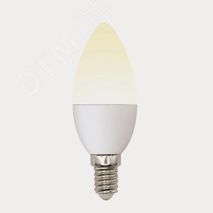 Лампа светодиодная с трехступенчатым диммером 100-50-10 LED 6вт 175-250В свеча 510Лм Е14 3000К Multibrigh