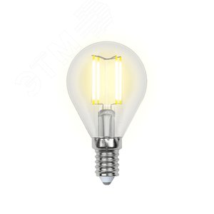 Лампа светодиодная LED 5вт 200-250В шар диммируемый 450Лм Е14 4000К Air филамент