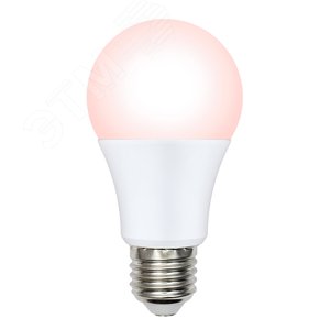 Лампа светодиодная диммируемая для птиц. Спектр для яйценоскости. LED-A60-9W/SCEP/E27/FR/DIM IP65 PLO65WH