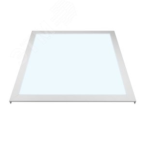 Светильник светодиодный потолочный встраиваемый. Дневной свет (6500K). Корпус белый. В комплекте с и/п. Алюминий