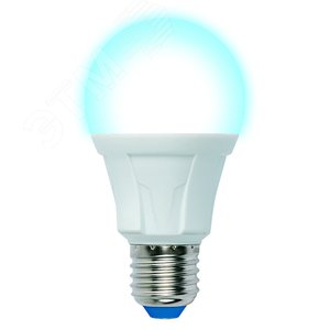 PLP01WH Лампа светодиодная. Форма «А», матовая. Серия Яркая. Дневной свет (6500K). Картон. ТМ . LED-A60 13W/6500K/E27/FR Uniel