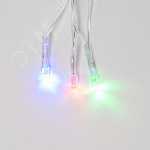 Гирлянда светодиодная с контроллером 5 м 50 светодиодов Разноцветный свет прозрачный провод ULD-S0500-050/DTA MULTI IP20 - фото 4