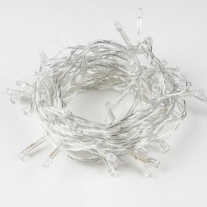 Гирлянда светодиодная с контроллером 5 м 50 светодиодов Теплый прозрачный провод ULD-S0500-050/DTA WARM WHITE IP20 - фото 5