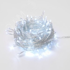 Гирлянда светодиодная 10м 100 светодиодов Белый свет Провод прозрачный ULD-S1000-100/DTA WHITE IP20