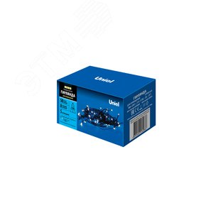 Гирлянда светодиодная 5 м 50 светодиодов теплый зеленый провод ULD-S0500-050/DGA WARM WHITE IP20 - фото 1