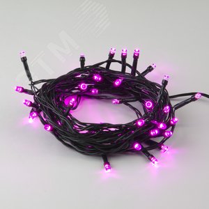 Гирлянда светодиодная 5 м 50 светодиодов ULD-S0500-050/DGA PINK IP20 розовый свет зеленый провод - фото 3