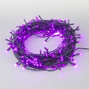 Гирлянда светодиодная 10 м ULD-S1000-100/DGA PINK IP20 100 светодиодов розовый свет зеленый провод - фото 3