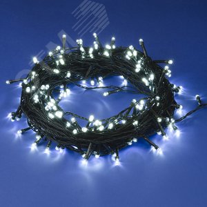 Гирлянда светодиодная 10 м ULD-S1000-100/DGA WHITE IP20 100 светодиодов зеленый провод - фото 2