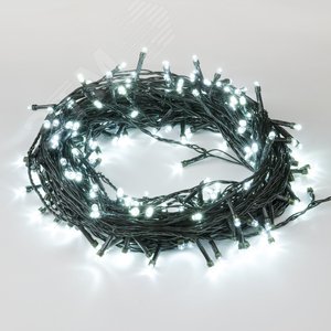 Гирлянда светодиодная 10 м ULD-S1000-100/DGA WHITE IP20 100 светодиодов зеленый провод - фото 3