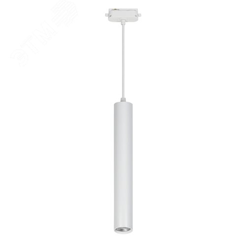 Светильник-прожектор ULB-H10-12W/4000K WHITE светодиодный трековый. Подвесной. 1000 Лм. (4000К). Корпус белый - фото 2